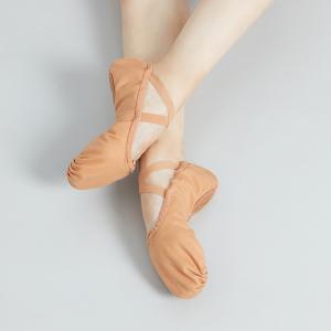 Sansha 法国三沙成人两片底芭蕾舞练功鞋帆布两底软鞋手工串底NO.1C/Pointissma