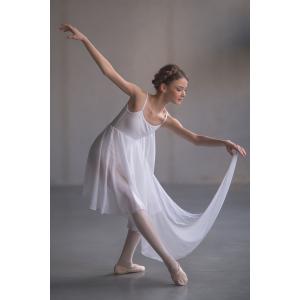 Sansha 法国三沙拉丁舞裙成人纯色吊带舞蹈服 女芭蕾舞 练习服