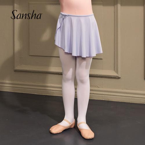 Sansha 法国三沙儿童芭蕾舞练功裙 女童演出体操舞蹈裙雪纺短裙