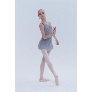 sansha法国三沙芭蕾舞连体服舞蹈网纱练功服新款春季成人体服