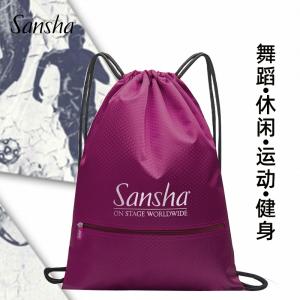 sansha 三沙儿童舞蹈包 成人芭蕾舞双肩包练功服收纳袋拉绳运动包