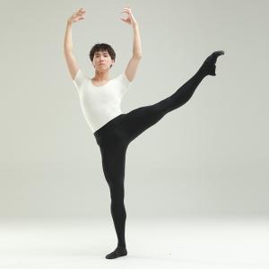 sansha 三沙少年舞蹈服 男士芭蕾舞连体服加厚护身短袖练功服男童