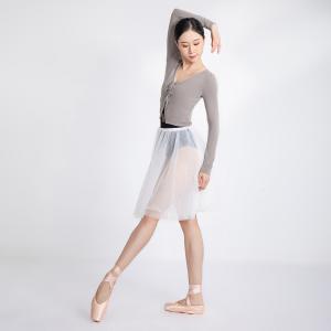 sansha 三沙舞蹈外套女 轻柔针织上衣开衫芭蕾舞练功服套头保暖服